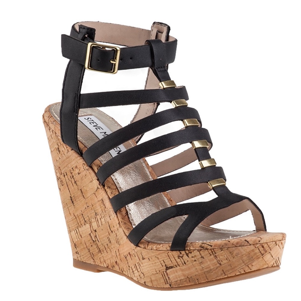 Steve Madden Gladiator Wedge Sandals